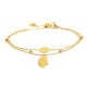 Bracciale Marlù 2 fili ciondolo Unicorno