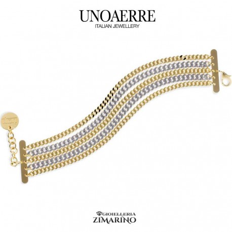 UNOAERRE bracciale bicolore